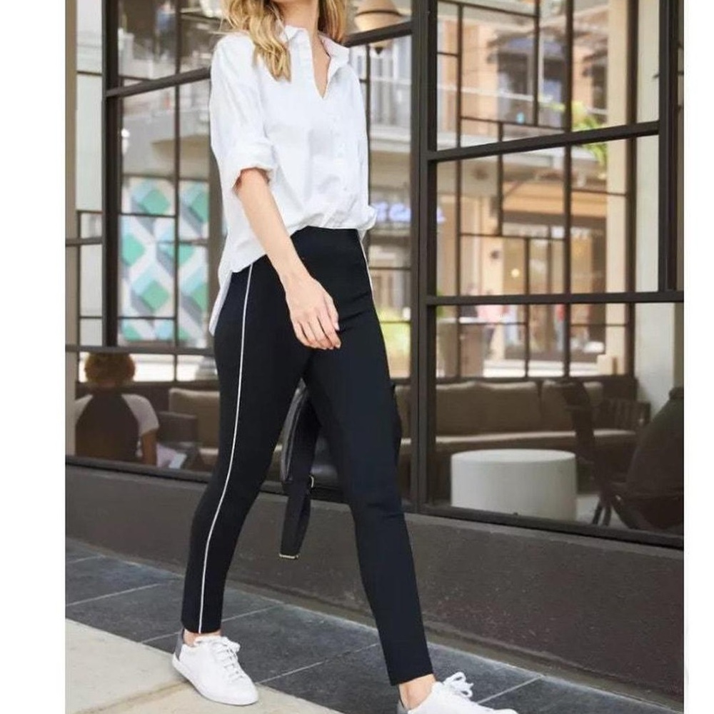Spanx piped trousers size S